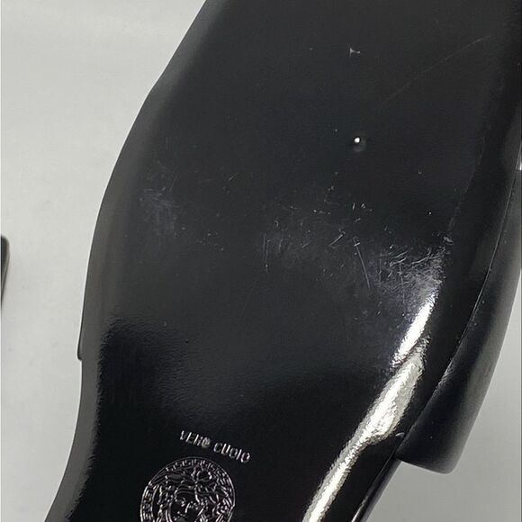 Versace La Medusa Leather Flat Sandals size 37 - Picture 13 of 14